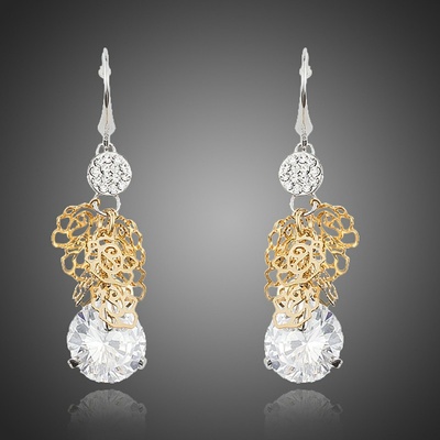 Francesca Petrucci Swarovski Elements Raquel E0217 Bílá/čirá