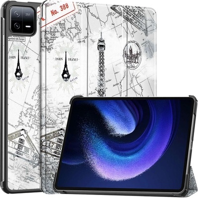 Vsetkonamobil 60030 ART Zaklápací obal Xiaomi Pad 6 / Pad 6 Pro EIFFEL TOWER