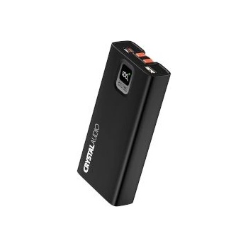 Image 1 of Crystal Audio Powerbank 20000 mAh 4 Ports Black with LCD display & cable