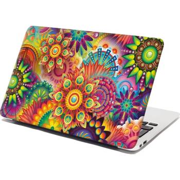 Sablio Samolepka na notebook Barevné obrazce - 38x26 cm
