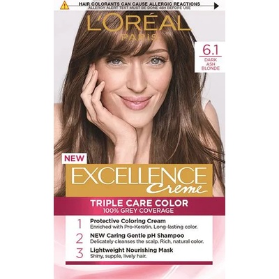 L'Oréal L'Oréal Еxcellence Боя за коса, 6.1 Dark Ash Blonde