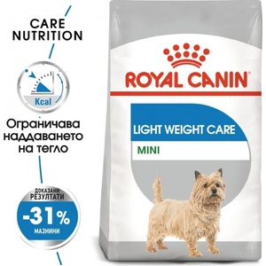 Royal Canin Mini Light Weight Care - за кучета склонни към напълняване, от дребните породи 3кг