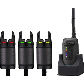 Prologic sada hlásičů K3 Bitte Alarm Set 3+1 Green Zellow Červená