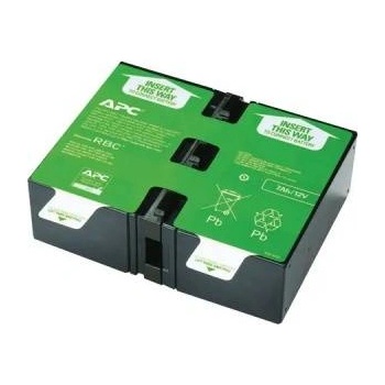 APC Replacement Battery Cartridge #124 - UPS battery - 1 x battery - Lead Acid - for P/N: BR1500G-RS, BX1500M, BX1500M-LM60, SMC1000-2UC, SMC1000-2UTW, SMC1000I-2UC