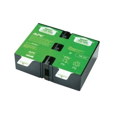APC Replacement Battery Cartridge #124 - UPS battery - 1 x battery - Lead Acid - for P/N: BR1500G-RS, BX1500M, BX1500M-LM60, SMC1000-2UC, SMC1000-2UTW, SMC1000I-2UC