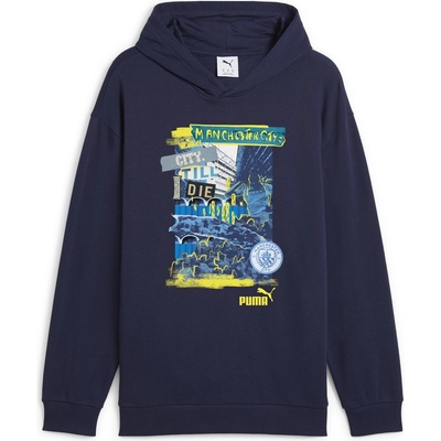 PUMA Суичър Puma Manchester City FtblNRGY+ Hoodie Adults - Navy