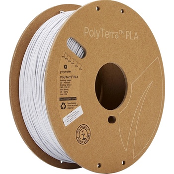 Polymaker PolyTerra PLA 1.75mm Marble White 1kg
