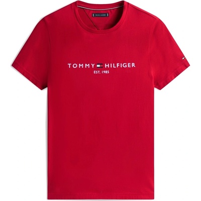 Tommy Hilfiger Тениска Tommy Hilfiger Logo Crew Neck T Shirt - Medium Red