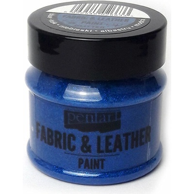 Farba na textil a kožu Pentart 50 ml Glittering blue