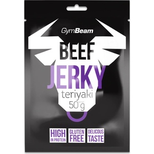 GymBeam Сушено месо Beef Jerky 50 g терияки