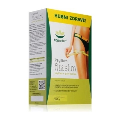 TOPNATUR Psyllium Fit and Slim vláknina na hubnutí 200 g