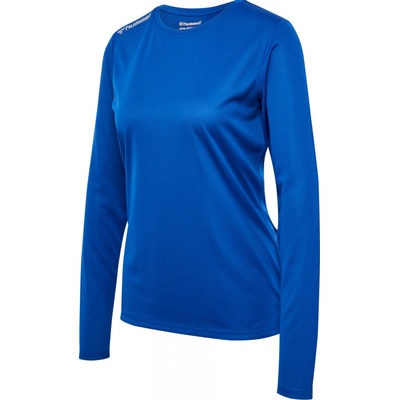 Hummel hmlRUN JERSEY L/S WOMAN modrá