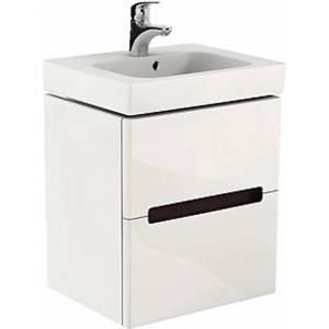 Geberit Комплект стенен шкаф Geberit Modo в лъскаво бяло с 2 чекмеджета и мивка 50 см (502.831.00.1+502.877.01.1)