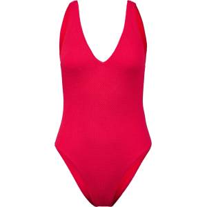Seafolly Дамски бански костюм Seafolly Women's Sea Dive Deep V Neck One Piece Swimsuit - Chilli Red - размер 38 (EU) (150-2462-0714)