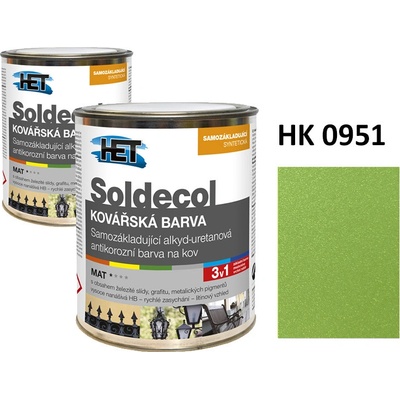 Het Soldecol Kovářská Barva 0,75L | HK 0951 světle zelená