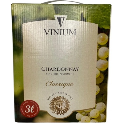 Chardonnay BIB 3l Vinium - víno biele polosuché