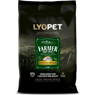 Lyopet Farmer Light Chicken & Herring 3 x 4 kg