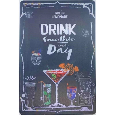 Ceduľa Drink Smothie every Day