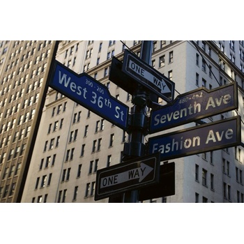 DIMEX ART s. r. o Флизелинов фототапет улични табели в ню йорк 375 x 250 см