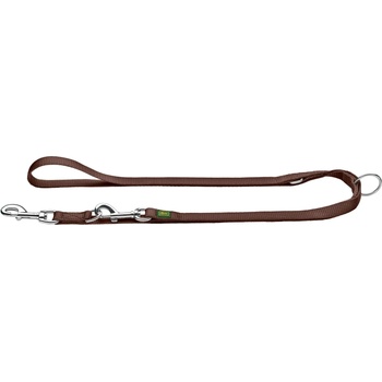 HUNTER Повод за куче Hunter Adjustable Nylon V Leash Dog leash - Brown - размер Länge max. 200 cm (057-0385-0214)