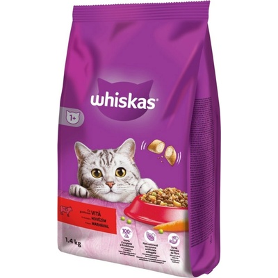 Whiskas Hovädzie 1,4 kg