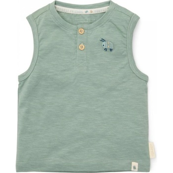 Little Dutch Бебешка тениска без ръкави Little Dutch - Forest Green, 86 cm, 12-18 м (CL25021138)