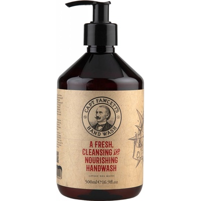 Captain Fawcett Expedition Reserve Clean & Nouris Hand Wash tekuté vyživující mýdlo na ruce 500 ml