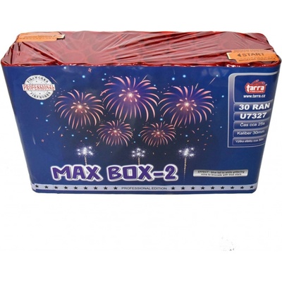 Ohňostroj Baterie výmetlic MAX BOX 2 30 ran 4 1 Čína U7327