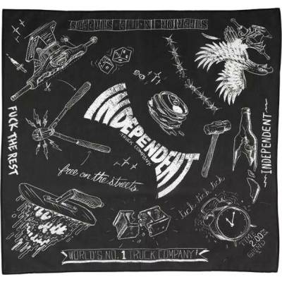 Independent Bratrud notebook bandana black