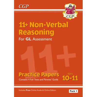 New 11+ GL Non-Verbal Reasoning Practice Papers: Ages 10-11 Pack 1 (inc Parents' Guide & Online Ed) (Books CGP)(Paperback / softback)