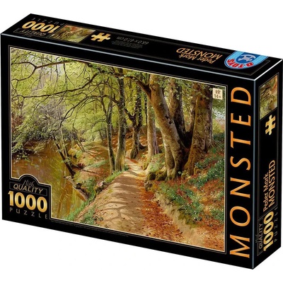 D-Toys - Puzzle Monsted - A Spring Day in the Woods - 1 000 piese