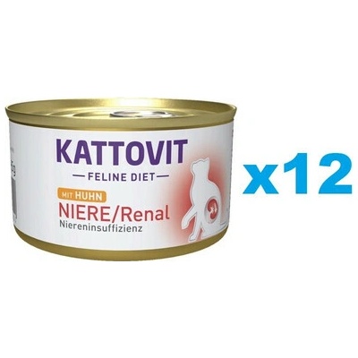 Kattovit Feline Diet Niere Renal Chicken 12 x 85 g