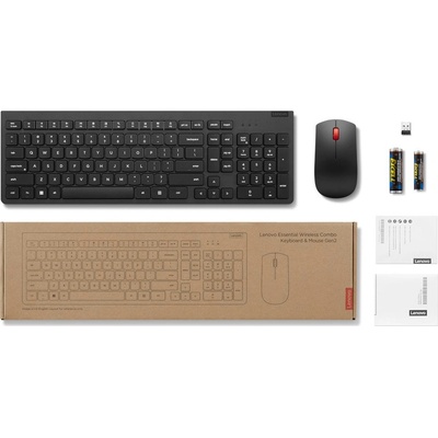 Lenovo Essential Wireless Combo Keyboard & Mouse Gen2 4X31N50756