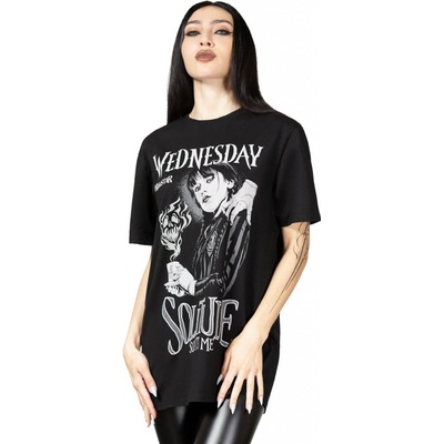 Killstar tričko Wednesday Wednesday čierne