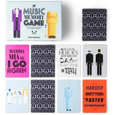 Printworks Memorické hry Music 50 ks