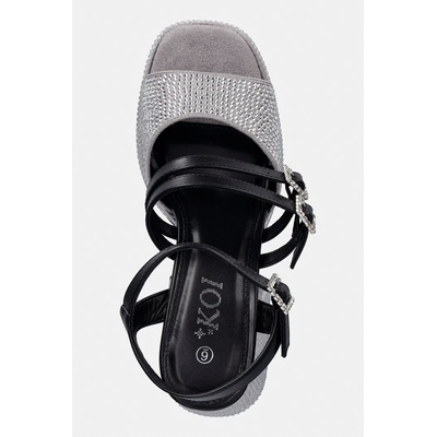 Koi Footwear сандали с дебел ток Felicity Crystal Strappy Heels (FG01.Felicity)