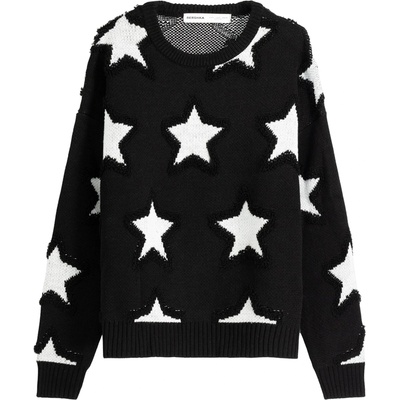 Bershka Пуловер черно, размер XS