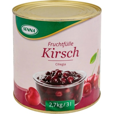 Senna Ovocná Náplň s kusy ovoce černá třešeň 2,7 kg