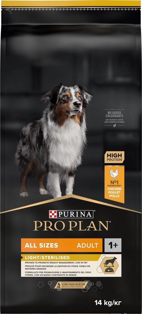 Purina Pro Plan All Sizes Adult Light Sterilised kuře 14 kg Purina Pro Plan All Sizes Adult Light Sterilised kuře 14 kg