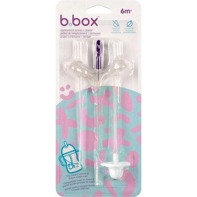 b.box náhradná slamka 2ks a čistiaca kefka bila