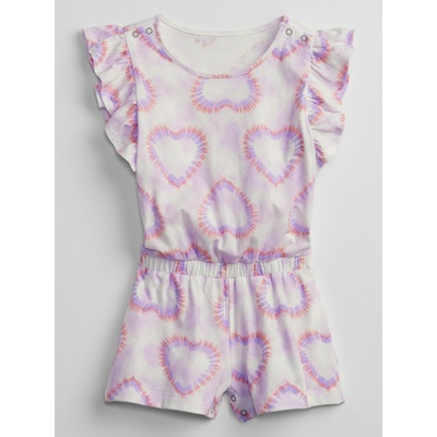 GAP Ruffle Romper Гащеризон детски GAP | Rozov Byal | Момичешки | 12-18 месеца