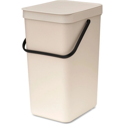 Brabantia Кош за смет за разделно събиране Brabantia Sort&Go 16L, Soft Beige