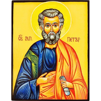 РЪЧНО РИСУВАНА ИКОНА СВЕТИ ПЪРВОАПОСТОЛ ПЕТЪР