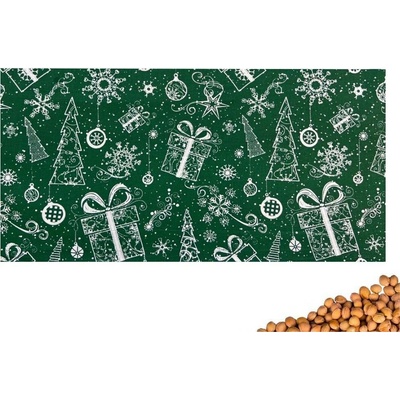 VFstyle nahrievací vankúšik s čerešňovými kôstkami 30x15 cm Gifts zelené