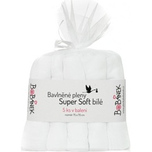 Bobánek Bavlnené plienky 200g / m2 70 x 70 5 ks