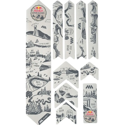 ochranné polepy AMS Extra RedBull Hardline Dark / Grey