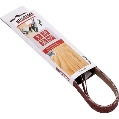 Kreator KRT261001 Sada 3 brúsnych pásov G40/G80/G120/13×457 mm KRT261001