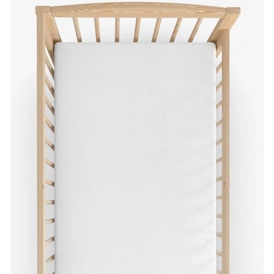 Goldea nepropustné froté prostěradlo bílé 60x120
