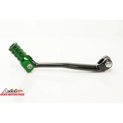 ACCEL páka řazení KAWASAKI KXF 450 09-16 hliníková barva černá, koncovka zelená
