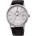 Orient RA-AC0F07S Мъжки часовник - Елегантен, Автоматичен, Сребрист циферблат, Кафява кожа, 22 камъка